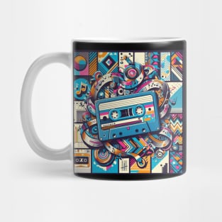 Music tape colorful design Mug